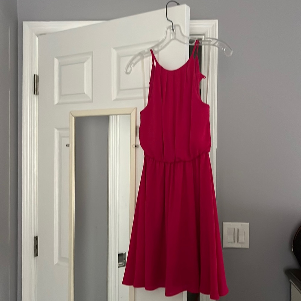 Hot Pink small lush dress never been worn without tags